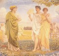 The Loves of the Winds and the Seasons female figures Albert Joseph Moore